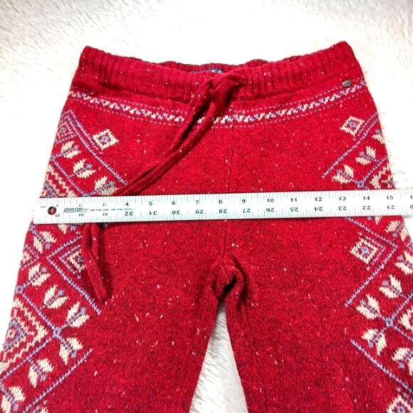 American Eagle Ahh- Mazingle Soft Knit Jogger/Lounger Pants Juniors S/P/CH. Red. - Picture 8 of 10
